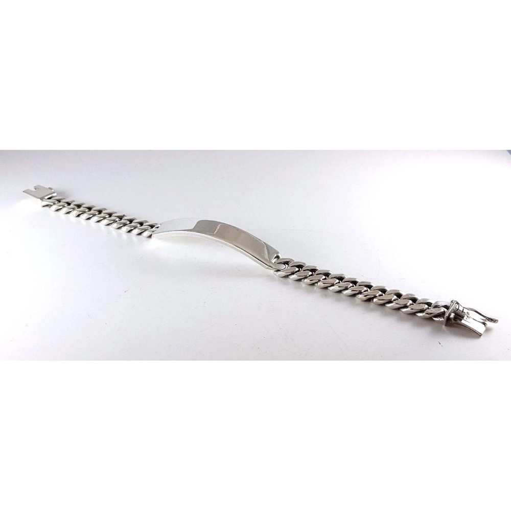 STERLING SILVER CHAIN BRACELET - Picture 10 of 11